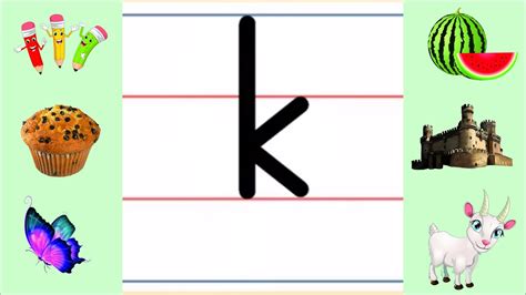 k harfinin yazılışı